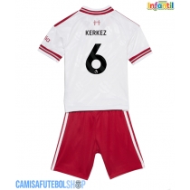 Camisa de time de futebol Liverpool Milos Kerkez #6 Replicas 2º Equipamento Infantil 2026-27 Manga Curta (+ Calças curtas)